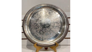 16" Round Stainless Steel Decorative Tray rental Columbus-Auburn, GA