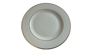 China Gold Rim Dinner Plate (20 Per Rack) rental Columbus-Auburn, GA