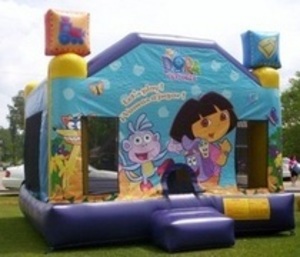 15x15 Dora Bounce House rental in San Antonio, TX