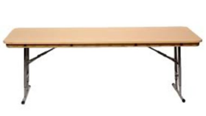 6'X18" Skinny Banquet Table rental Columbus-Auburn, GA