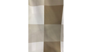 120 Khaki And White Buffalo Check Polyester Tab... rental Columbus-Auburn, GA