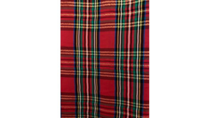 60X60 Christmas Plaid Polyester Overlay rental Columbus-Auburn, GA