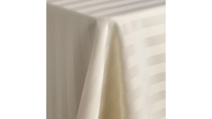 132 Ivory Imperial Polyester Tablecloth rental Columbus-Auburn, GA