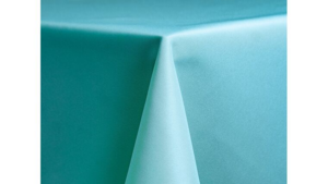 132 Turquoise Polyester Tablecloth rental Columbus-Auburn, GA