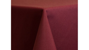 60X60 Burgundy Polyester Overlay rental Columbus-Auburn, GA