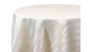 120 Ivory Imperial Polyester Tablecloth rental Columbus-Auburn, GA