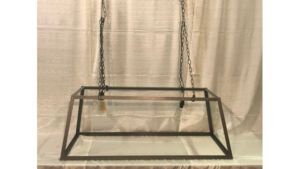 Large Rectangle Metal Chandelier rental Columbus-Auburn, GA