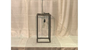 Small Metal Square Chandelier rental Columbus-Auburn, GA