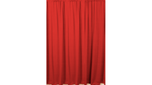 8' Red Pipe & Drape Panel rental Columbus-Auburn, GA