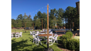 12' Wooden Post With Base rental Columbus-Auburn, GA