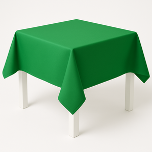 72X72 Kelly Green Polyester Overlay rental Columbus-Auburn, GA