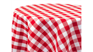 20X20 Red White Check Polyester Napkin (20 Per ... rental Columbus-Auburn, GA