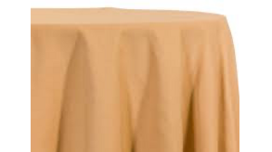 132 Camel Polyester Tablecloth rental Columbus-Auburn, GA