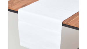 12X108 White Polyester Table Runner rental Columbus-Auburn, GA