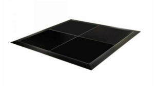4X4' Laminate Black Outdoor Dance Floor rental Columbus-Auburn, GA