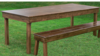8'X40" Dark Wash Farm Table rental in Columbus-Auburn, GA