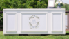 8' Rectangle White Bar (3 Panel Design) rental in Columbus-Auburn, GA