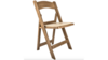 Chestnut Resin Wood Folding Chair rental in Columbus-Auburn, GA