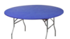 60" Blue Kwik Cover Tablecloth rental in Columbus-Auburn, GA