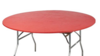 48" Red Kwik Cover Tablecloth rental in Columbus-Auburn, GA