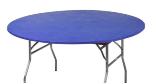 48" Blue Kwik Cover Tablecloth rental Columbus-Auburn, GA