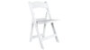 Chair, White Resin Folding rental in Salt Lake City, UT
