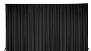 8' X 4' Drape Black rental Southern Utah, UT