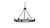 Chandelier Black Mission Style- Med rental in Southern Utah, UT