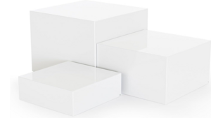 Risers White Metal (Set Of 3) rental Southern Utah, UT