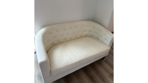 Loveseat Ivory With Buttons rental Southern Utah, UT