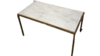 Marble Top Hammered Gold Frame Coffee Table rental in Southern Utah, UT