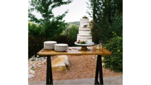 Saw Horse Wood Table (19"X44") rental Southern Utah, UT