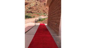 Red Carpet Aisle 3'X25' rental Southern Utah, UT