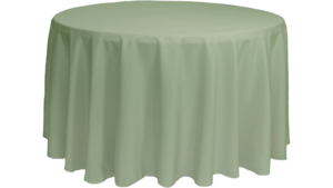 120" Round Cotton Poly Celedon / Sage rental Southern Utah, UT