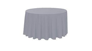 120" Round Cotton Poly Pewter Grey rental Southern Utah, UT