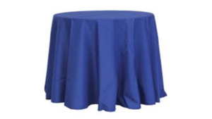 120" Round Cotton Poly Royal Blue rental Southern Utah, UT