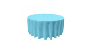 120" Round Cotton Poly Tiffany Blue rental Southern Utah, UT