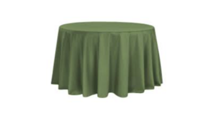 120" Round Cotton Poly Willow rental Southern Utah, UT