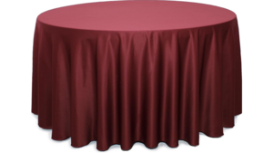 120" Round L'Amour Burgundy rental Southern Utah, UT