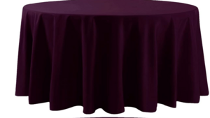 120" Round L'Amour Plum rental Southern Utah, UT