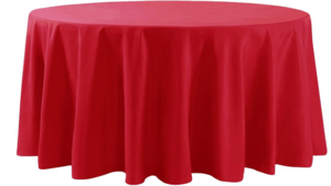 120" Round L'Amour Red rental Southern Utah, UT