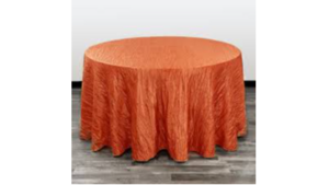 120" Round Crinkle Taff Copper rental Southern Utah, UT