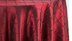 120" Round Pintuck Burgandy rental Southern Utah, UT