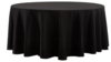 132" Round Cotton Poly Black rental in Southern Utah, UT