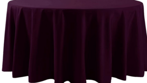 132" Round Lamour Plum rental Southern Utah, UT