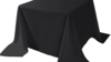 90X90 Square Cotton Poly Black rental in Southern Utah, UT