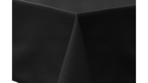 60X120 Banquet Cotton Poly Black rental Southern Utah, UT
