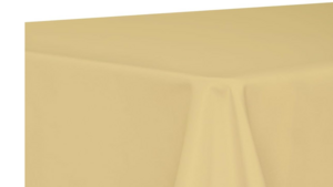 60X120 Banquet Cotton Poly Champagne rental Southern Utah, UT
