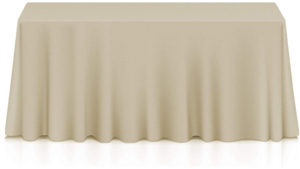 90X132 Cotton Poly Beige rental Southern Utah, UT