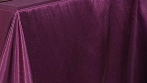 90X132 L'Amour Satin Plum rental Southern Utah, UT